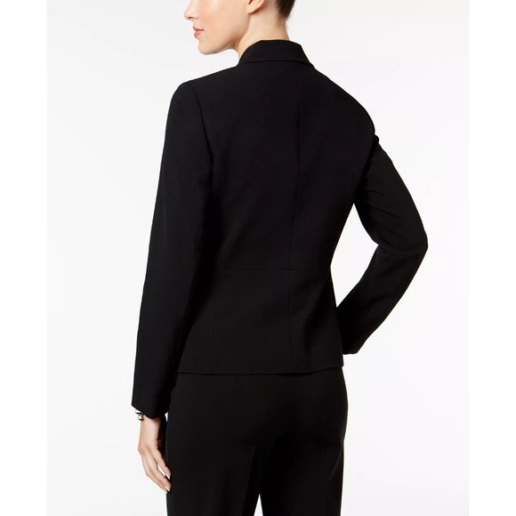 NINE WEST Two-Button Stretch Blazer - Black - NWT - Size 10 - Picture 5 of 5